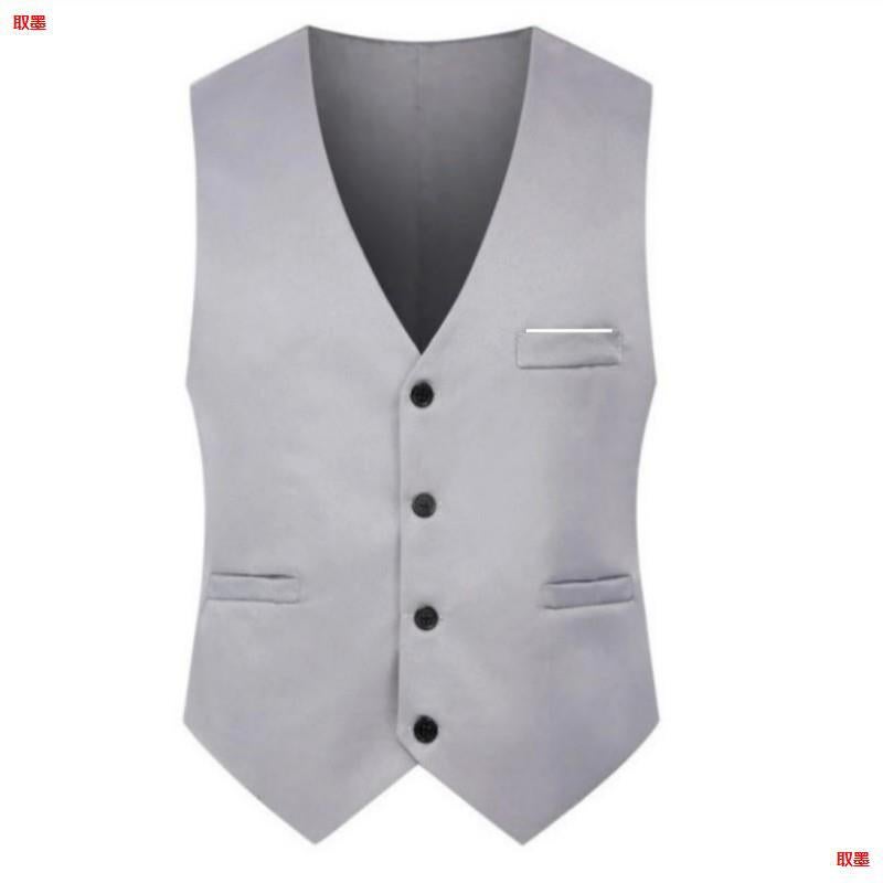 2025 New British Fashion Men'S Suit Vest Slim Fit Waistcoat Men'S Vest Korean Style Suit Vest Trendy - Image 4